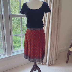 NWT Brooks Brothers Pleated Skirt Sz 10